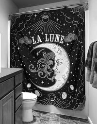 Image of Moon Shower Curtain