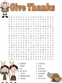 There's lots to be thankful for! Celebrate with this fun and engaging word searchtags - thanksgiving, word searches, word search, seek-and-find, literacy, literacy centers, literacy activities