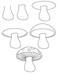 How To Draw A Mushroom