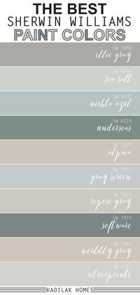 The Best Sherwin Williams Paint Colors! – Kadilak Homes