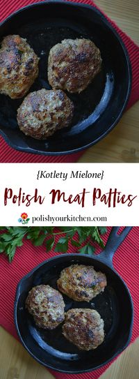 Aromatic mixture of minced meat, onions, carrots and spices makes a perfect patty. Polish kotlety mielone are a delicious dinner classic.