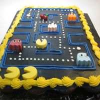 Pacman Pull-apart cake