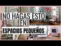 13 ERRORES que DEBES EVITAR Al Decorar ESPACIOS PEQUEÑOS y como SOLUCIONARLOS - YouTube