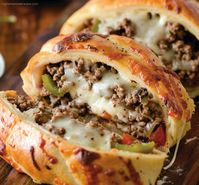 Philly Cheesesteak Stromboli | Savory And Delicious - My Home Made Recipe