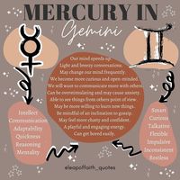 Leap Of Faith - Astrology 🔮🌙 on Instagram: “MERCURY IN GEMINI 3rd May- 11th July // The planet of communication has moved from the stable and logical sign of Taurus into its home…”