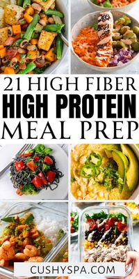 Discover our high protein high fiber meals! Elevate your meal prep dinners with these nutritious options, providing satisfying high fiber foods designed for efficient high protein meal prep.