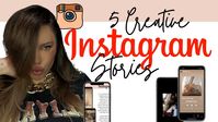 5 Creative ways to make INSTAGRAM STORIES || Instagram ebook ready for d...