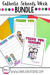 Discover our Catholic Schools Week Bundle! This fun and engaging package includes interactive bingo games, heartfelt thank you notes, and creative bulletin board decorations to make this special week a memorable celebration for everyone involved. Get ready to be inspired and have a blast in the process!