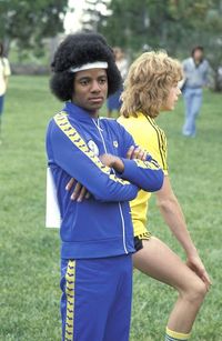 MJ and his siblings at the first Annual Rock 'N Roll Sports Classic, at the University of California in Irvine. Aired May 3, 1978.