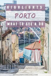 Porto is easily the most beautiful city in Portugal. In this post, we have compiled a list of Porto highlights. It includes a list of things you have to see & do in Porto on your first visit. And don't miss some of the fabulous day trips! #portugal #porto #travel