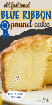 This is the pound cake like your grandmother made with a crusty top and velvety tender inside! Large cake, great flavor and texture! Old Fashioned Blue Ribbon Pound Cake recipe by callmepmc.com. I've won baking competitions with this pound cake recipe. Everyone loves it and always wants the recipe. I can't take another dessert to gatherings. Everyone wants this cake! #cake #poundcake #poundcakepaula #poundcakelady #oldfashioned #southernpoundcake #moistcake #easy #homemade #recipes #lemon