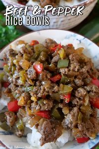 Looking for an incredible recipe with beef and rice? These simple to make Beef and Pepper Rice Bowls recipe is so delicious, everyone in the house will be asking for seconds. Packed with flavor and healthy ingredients, this is the perfect weeknight dinner recipe. Beef and Pepper Rice Bowls I am always looking for basic...Read More