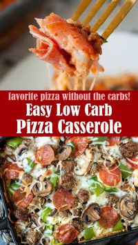 Easy Low Carb Pizza Casserole – Reserveamana