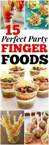 15 Party Finger Foods - The Realistic Mama