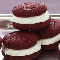 Red Velvet Sandwich Cookies