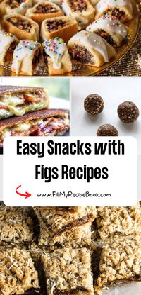 Easy Snacks with Figs Recipes ideas to create. Healthy fresh fig treats with oats and cookies vegan and vegetarian desserts, use as toppings. recipes, homemade, figs, snacks, treats, food, meals, desserts, jams, lunch, vegan gluten free