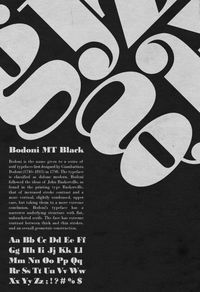 Bodoni Poster 3 by MoonlitxReverie