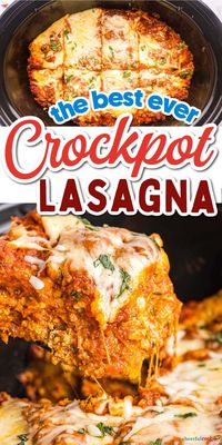 Enjoy the classic flavors of lasagna with the convenience of your Crock-Pot. This simple recipe combines flavorful meat sauce, creamy cheese layers, and tender noodles, making it a family favorite. Perfect for busy nights or feeding a crowd. #CheerfulCook #CrockPotRecipes #EasyDinners #ComfortFood #Lasagna #CrockpotLasagna #slowcooker ♡ cheerfulcook.com