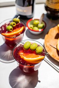 This Lambrusco Spritz is a feast in a glass! The bitterness of amaro and the bittersweet bubbly flavors of Lambrusco are complex enough, but add the orange juice and it’ll be like fireworks on your tongue! The citrus lifts the wine’s flavors until they’re soaring!