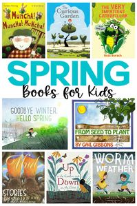 Spring will be here soon. Does this season bring you thoughts of planting a garden or jumping in puddles? Maybe you'll be looking for rainbows or hunting for bugs. No matter what comes to mind, these spring books for kids will bring all the joys of this season to life.