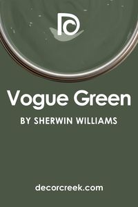 Vogue Green SW-0065 By Sherwin-Williams - decorcreek.com