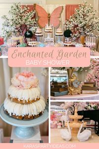 Enchanted Garden Baby Shower via Kara's Party Ideas - KarasPartyIdeas.com