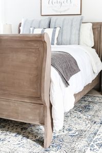 Painted Weathered Wood Bed Makeover - Bless'er House