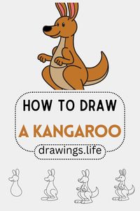 Discover the art of drawing with 'How to Draw a Kangaroo,' a kid-friendly guide. It breaks down each step, from basic shapes to detailed features, teaching young artists about kangaroo anatomy while fostering a love for drawing and wildlife.