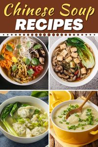 These Chinese soup recipes are the perfect way to warm up! From wonton to noodle to hot and sour, get the takeout experience at home with these tasty soups.