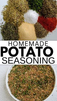 Elevate Your Spuds with a Homemade Potato Seasoning Blend! 🥔✨ Create a Custom Mix of Herbs, Spices, and Seasonings to Enhance the Flavor of Roasted, Mashed, or Fried Potatoes. Perfect for Adding a Burst of Flavor to Your Favorite Potato Dishes. #PotatoSeasoning #HomemadeSpiceBlend #FlavorfulPotatoes #CookingFromScratch #KitchenCreations #SpiceUpYourLife #CustomSeasoning #HomeCooking