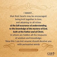 Colossians 2:1-4