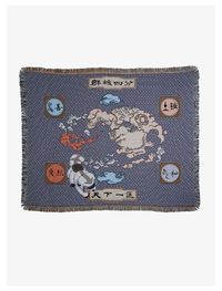 Avatar: The Last Airbender Four Nations Map Tapestry Throw - BoxLunch Exclusive