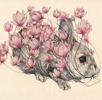 "The Gardener" by Marco Mazzoni. Weaving a cobweb of foreign serenity, only to come ever closer to choking with each movement of the thread.