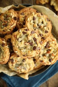 This recipe for my Chocolate Chip Pecan Cookies is classic, easy, and crazy delicious! They're chewy on the inside and crispy on the outside!