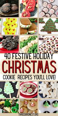 Christmas Cookie Wonderland: 40 Recipes for a Delicious Holiday Season - This Little Nest If you're looking for the best Christmas cookie list, we've got the recipes for you. This cookie recipe list contains the best recipes from across the entire web. Check out the list and pick the cookies you'll be making this holiday season.  Cookies recipes, holiday cookie recipes, Christmas cookie recipes, Grinch cookie recipes, Christmas macaroons, Cultural Christmas cookie recipes, sugar cookie recipes