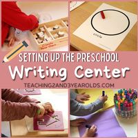 The preschool writing center is an important area of the classroom for exploring writing tools while also working on fine motor and literacy skills. Here are some of our favorite tips and activities!