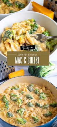 30-Minute One-Pot Broccoli Mac & Cheese via @tastillyb