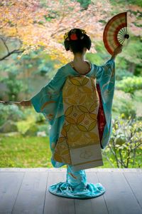 【Maiko, November 21, 2016】 Maiko is Fukuno. Shooting location is Seirai-in Temple. Photo by gaap.