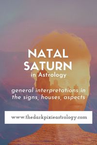 There are 10 major planets in astrology, each ruling different parts of yourself and your life. Use The Dark Pixie Astrology for interpretations for the 10 planets in the signs, houes, and aspecting each other: https://www.thedarkpixieastrology.com/natal-saturn.html