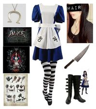 "'Alice Madness Returns' cosplay" by katlanacross ❤ liked on Polyvore featuring cosplay and AliceMadnessReturns