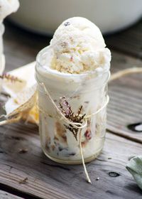 Honey-Almond Ice Cream: A subtle honey ice cream paired with lightly salted almonds and you don't need an ice cream maker to whip this up.