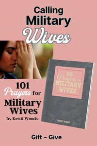 Great gift idea for military wives. Slip it in as a military care package idea for those on the home front, use it for self as a faith resource to draw closer to God, or allow these prayers to help you know how to pray for military wives. prayer board ideas | gifts for military wives #pray #faith #prayer #giftidea #book