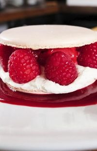 SBS Food on Instagram: "@guillaumebrahimi takes the humble macaron from sweet snack to a decadent dessert. Head to our link in bio for the full recipe. #macaron #raspberry #frenchdesserts 🎥 Guillaume's Paris"