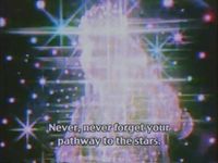 never, never forget your pathway to the stars. moon bts aesthetic stars galaxy sparkle sky glow anime aesthetic