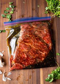 This Grilled Skirt Steak Recipe is marinated in a simple, yet jaw-dropping marinade and grilled to absolute perfection. So easy to master, you'll be firing up the grill on a weekly basis.