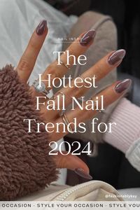 Need trendy fall nail ideas for 2024? Discover the latest fall nail design trends we're loving. From chic and simple designs to the best fall nail colors and art, and brown nail inspo, we've got all the inspiration for pretty nails this autumn.