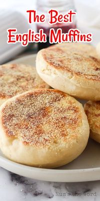 Want to get the perfect English Muffin from the comfort of your own home? Now you can! An easy recipe that you can follow and get great results from every time! #englishmuffins #homemadeenglishmuffins #englishmuffin #englishmuffinrecipe #recipe #griddlemuffins #panfriedenglishmuffins #numstheword #recipe