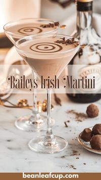 Struggling to find the perfect creamy cocktail for a cozy night in? This Baileys Irish Martini is a chocolate martini recipe with chocolate swirls that’s completely delicious. Save this now for when you’re craving a chocolate Baileys treat!