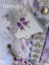 Cheer Custom Cutouts for Homecoming Mum