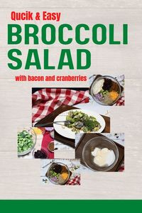 Quick & easy broccoli salad with bacon and cranberries is chucked full of fresh broccoli, dried cranberries, bacon bits, and nutty sunflower seeds. Mixed together in a creamy mayo and sour cream dressing. This quick and easy broccoli salad recipe is a must have for your summer salad list.